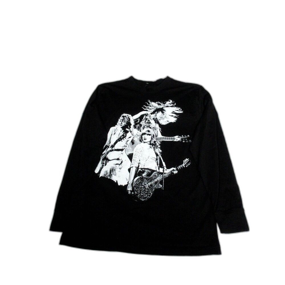 Taylor Swift The Eras Tour Long Sleeve Shirt Black Size M Official Concert Merch